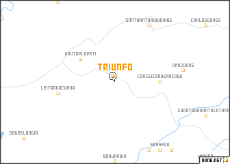 map of Triunfo
