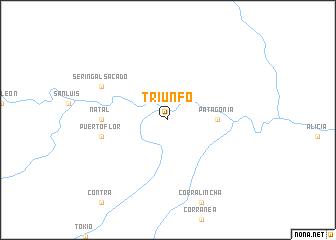 map of Triunfo