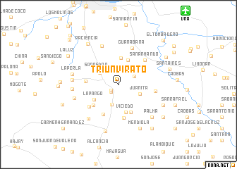 map of Triunvirato