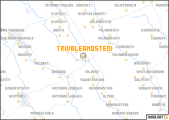 map of Trivalea-Moşteni