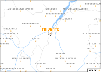 map of Trivento