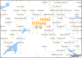 map of Trives