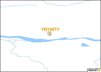 map of Tri Yurty