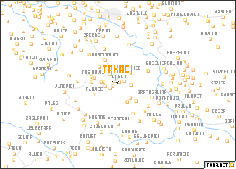 map of Trkači