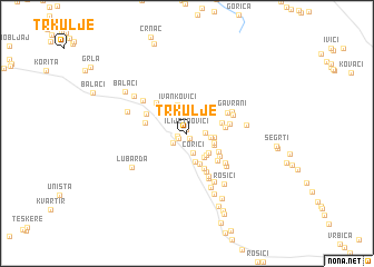 map of Trkulje