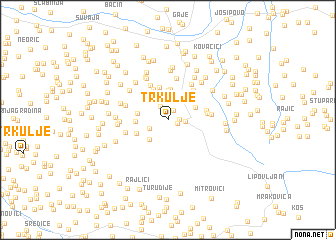 map of Trkulje