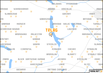 map of Trląg