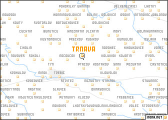 map of Trnava