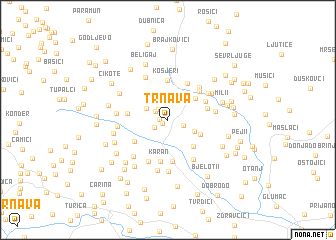 map of Trnava