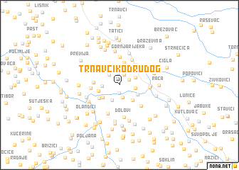 map of Trnavci kod Rudog