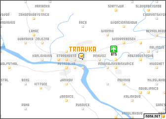 map of Trnávka