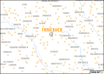 map of Trnićevce