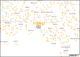 map of Trnići