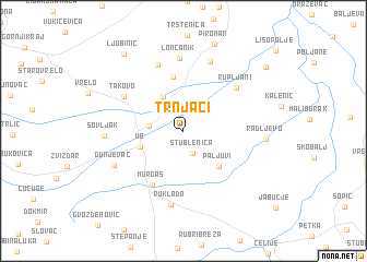 map of Trnjaci