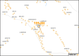 map of Trnjak