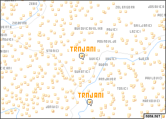 map of Trnjani