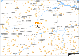 map of Trnjani