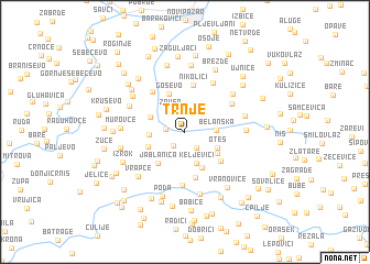 map of Trnje