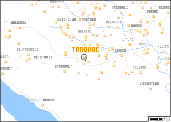 map of Trnovac