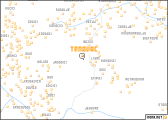 map of Trnovac