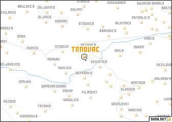 map of Trnovac