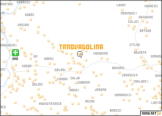 map of Trnova Dolina