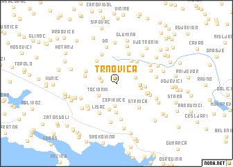 map of Trnovica