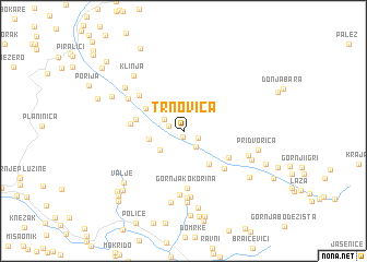 map of Trnovica
