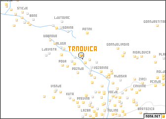 map of Trnovica