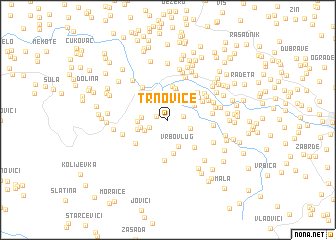 map of Trnovice