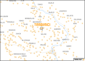 map of Trnovnici