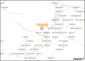 map of Trnovo