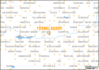 map of Trobelsdorf