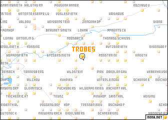 map of Tröbes