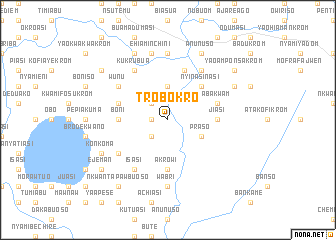 map of Trobokro