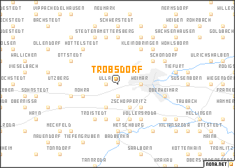 map of Tröbsdorf