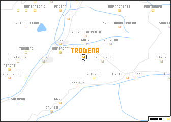 map of Trodena