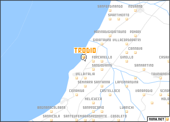 map of Trodio