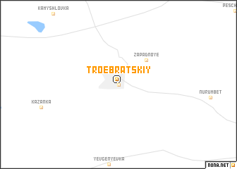 map of Troebratskīy