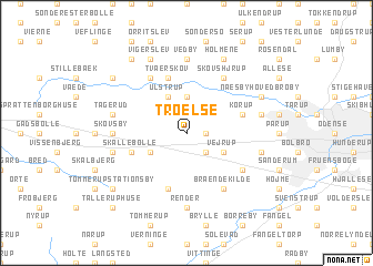 map of Troelse