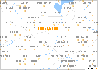 map of Troelstrup