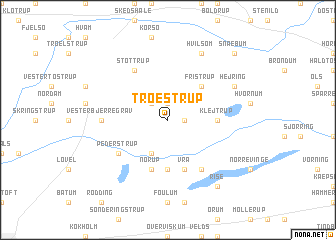 map of Troestrup