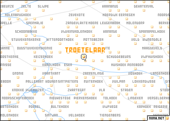 map of Troetelaar