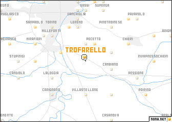 map of Trofarello