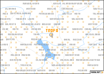 map of Trofa