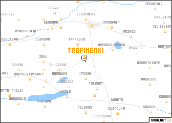 map of Trofimenki