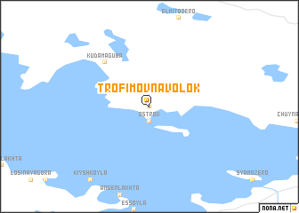 map of Trofimov Navolok