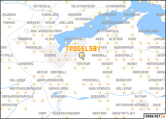 map of Trögelsby