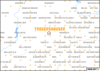 map of Trögershäuser