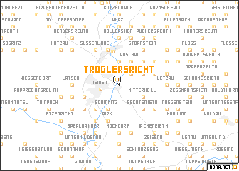 map of Tröglersricht